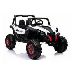 Auto Na Akumulator Dla 2 Dzieci Jeep Xmx603 Mp4 Buggy 4X4 Pilot Skóra Eva LED