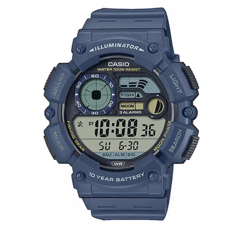 Casio Dijital Ay Fazı Saati WS-1500h-2avef Blue