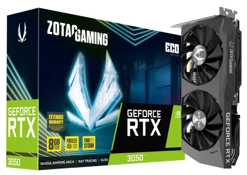 Karta graficzna Zotac GeForce RTX 3050 ECO 8GB GDDR6 128bit DLSS