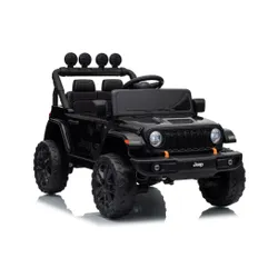 Auto Na Akumulator Jeep Rubicon 2X200W 24V Eva Skóra LED Pilot Radio MP3