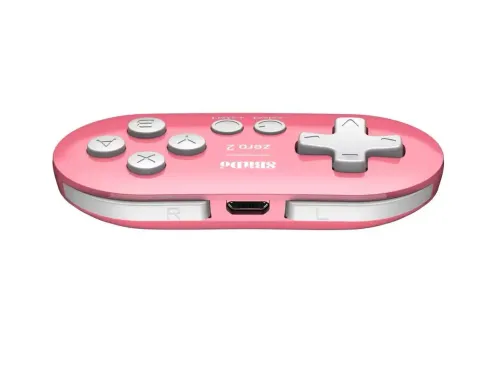 Pad 8BitDo Zero 2 Bluetooth mini Kontroler do PC, Nintendo Switch, Android Bezprzewodowy Różowy