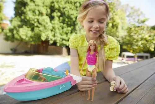 Lalka Barbie motorówka i lalka GRG30