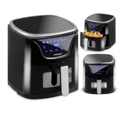 Frytkownica beztłuszczowa Air Fryer BERDSEN BD-652 5l Czarno-srebrny