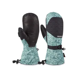 Rękawice snowboardowe DAKINE LEATHER CAMINO MITT POPPY ICEBERG/GREY - Rozmiar - M