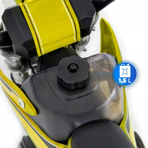 Motocykl spalinowy 49CC cross dla dzieci e-start motor motorek LED 35km/h