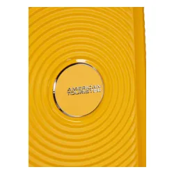 Walizka duża XL American Tourister SoundBox 80cm - golden yellow