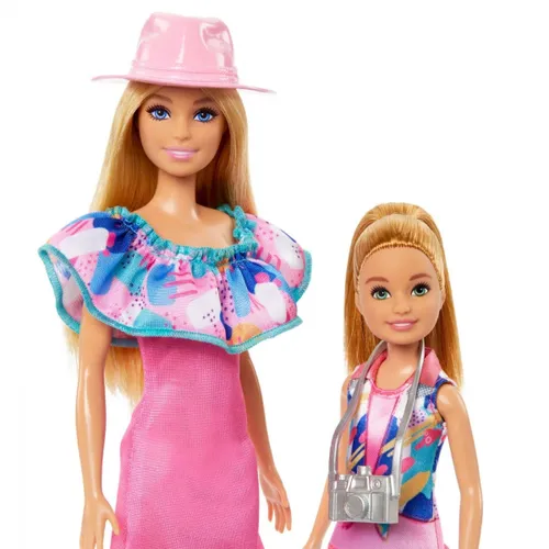 Mattel Zestaw lalek Barbie i Stacie z pieskami