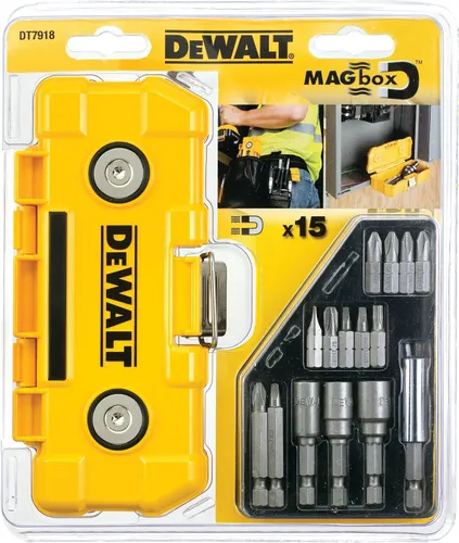 Zestaw bitów DEWALT DT7918 (15 szt.)