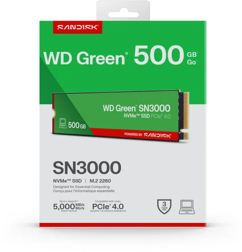 Dysk SANDISK WD Green SN3000 500GB SSD
