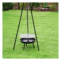 Grill węglowy VELACO VL11-BLACK Czarny