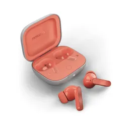 Słuchawki bezprzewodowe Motorola Moto Buds Dokanałowe Bluetooth 5.3 Coral Peach