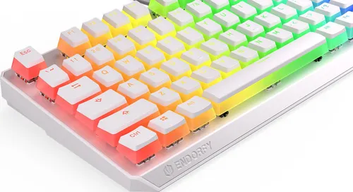 Klawiatura Endorfy Thock TKL Pudding Onyx White Kailh Blue (EY5A007)