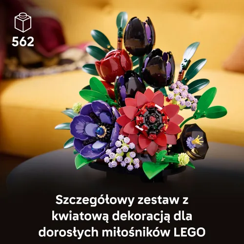 LEGO 11513 Botanicals Kompozycja z ciemnych kwiatów