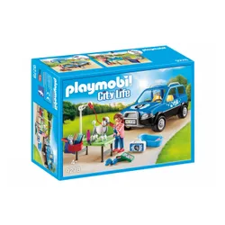 Playmobil Zestaw figurek Mobilny salon dla psów