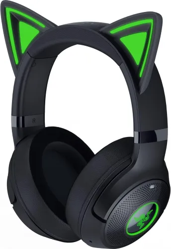 Słuchawki bezprzewodowe z mikrofonem Razer Kraken Kitty V2 BT Black Nauszne Czarny