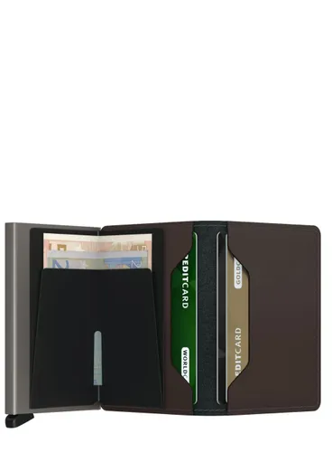 Portfel ochrona RFID Secrid Slimwallet Matte - truffle