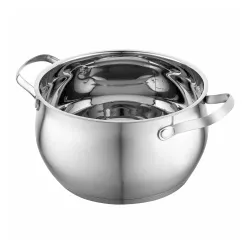 Garnek ze stali nierdzewnej z pokrywką FLORINA ALEX 3,9 l