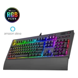 Klawiatura Thermaltake Premium X1 RGB Cherry MX Blue (KB-TPX-SSBRUS-01 )