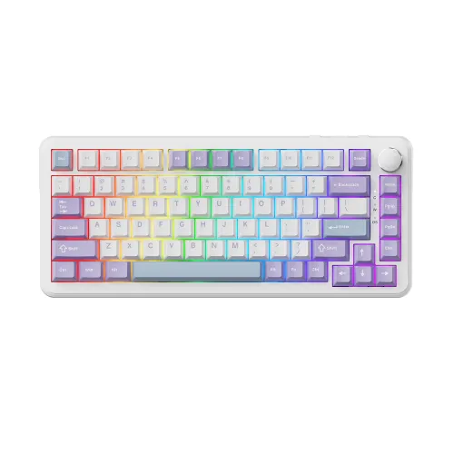 Klawiatura magnetyczna Ajazz AK820 MAX Biały