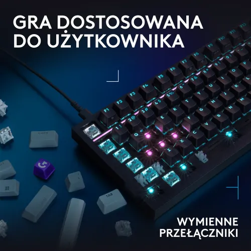 Klawiatura mechaniczna Logitech G316 X 75 Czarny