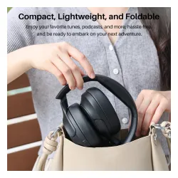 Słuchawki bezprzewodowe Tozo H10 Nauszne Bluetooth 5.3 Czarny