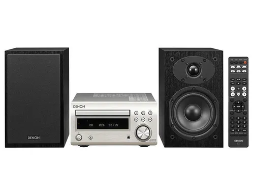 Wieża Denon D-M41DAB / RCD-M41DAB + SC-M41 60W Bluetooth Radio FM Srebrny / Czarny