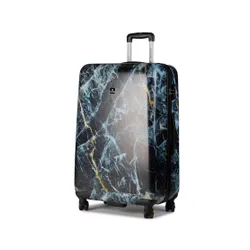 Большой жесткий чемодан Saxoline Trolley L Marble 1439h0. 71. 10 Черный