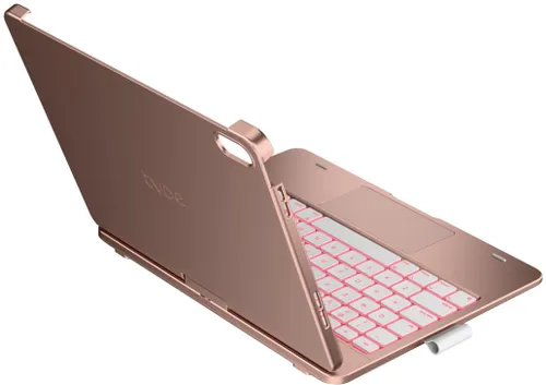 Etui na iPad TYPECASE Flexbook Touch Różany Klawiatura