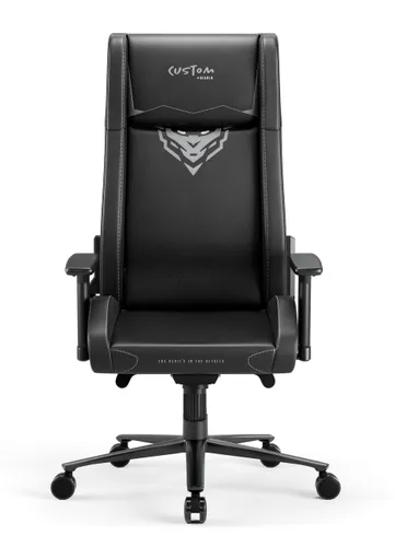 Fotel Diablo Chairs X-Custom Normal Size Gamingowy do 130kg Skóra ECO Czarny