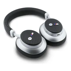 Słuchawki nauszne BMW M Carbon Metal Logo ENC Srebrny