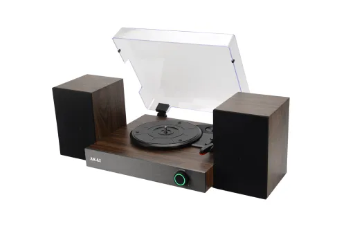 Gramofon AKAI ATT-200SP Manualny Napęd paskowy Bluetooth Brązowy