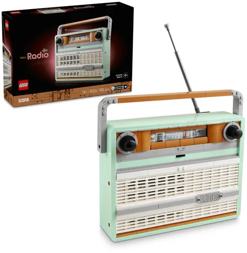 LEGO 10334 ICONS Radio w stylu retro