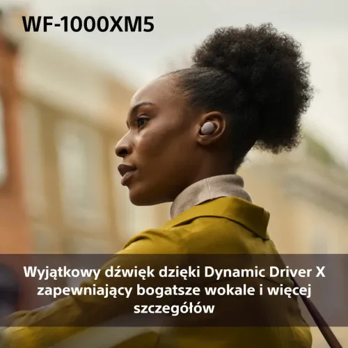 Słuchawki bezprzewodowe Sony WF-1000XM5 ANC Dokanałowe Bluetooth 5.3 Smoky Pink