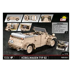 Конструктор COBI Kubelwagen Personenkraft wagen Typ 82