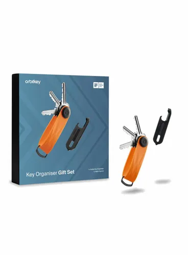 Zestaw Orbitkey - organizer do kluczy Active Key + Multitool V2 - tangerine