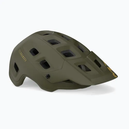 Kask rowerowy MET Terranova dark olive matt