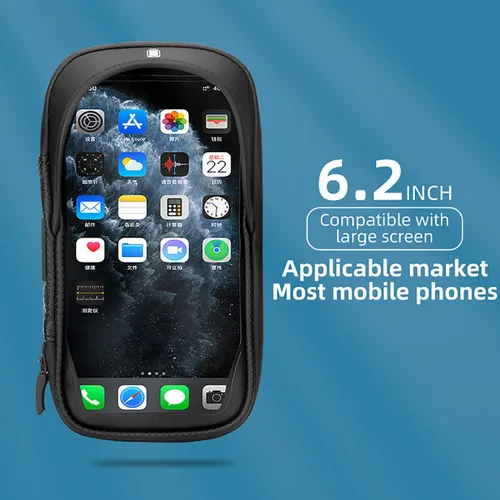 Torba rowerowa na kierownicę Rockbros 301101770001 WP Bike Phone Bag for 6.7" black