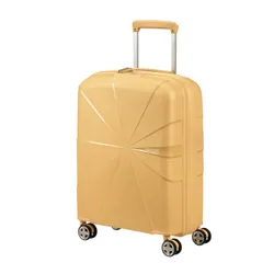 Walizka mała poszerzana American Tourister StarVibe - metallic banana