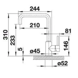 Bateria Blanco Mili 526665 Czarny