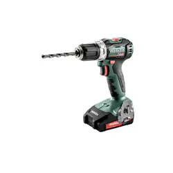 Metabo BS 18 L BL 2x2 tornavida matkabı. 0Ah