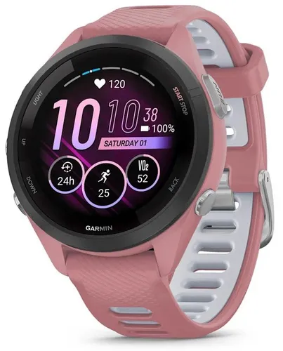 Zegarek sportowy GARMIN Forerunner 265S 42mm Jasnoróżowy