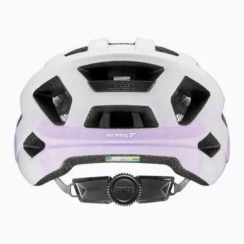 Kask rowerowy dziecięcy UVEX Air Wing 2 CC lilac/white matt