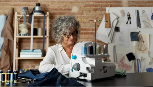 Maszyna do szycia Overlock CECOTEC Belle Couture Biały