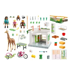 Набор Playmobil Family Fun 709 00 Клиника для животных в зоопарке