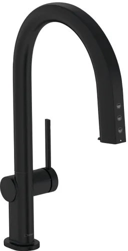 Bateria HANSGROHE Aqittura M91 76836670 z filtrem Czarny mat