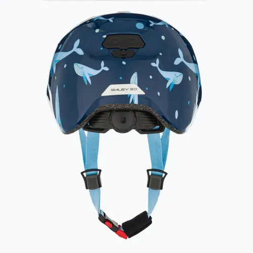 Kask rowerowy dziecięcy ABUS Smiley 3.0 blue whale