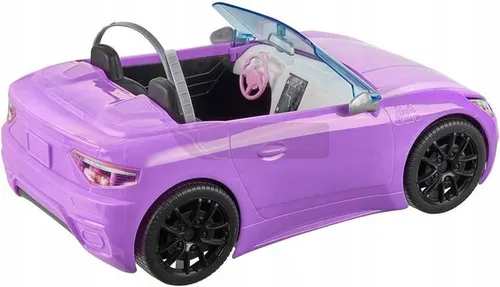 Lalka Barbie i fioletowy Kabriolet HBY29