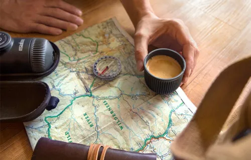 Ekspres WACACO Nanopresso Szary + Adapter NS