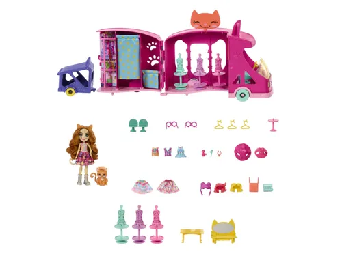 Mattel Enchantimals mobil moda stüdyosu