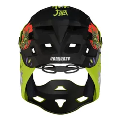 Kask KAMIKAZE Ronin Zielony Full Face (rozmiar M)